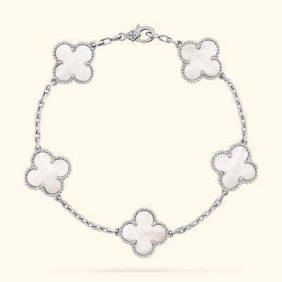 Ameline | Bracelet Floral Plaqué Or