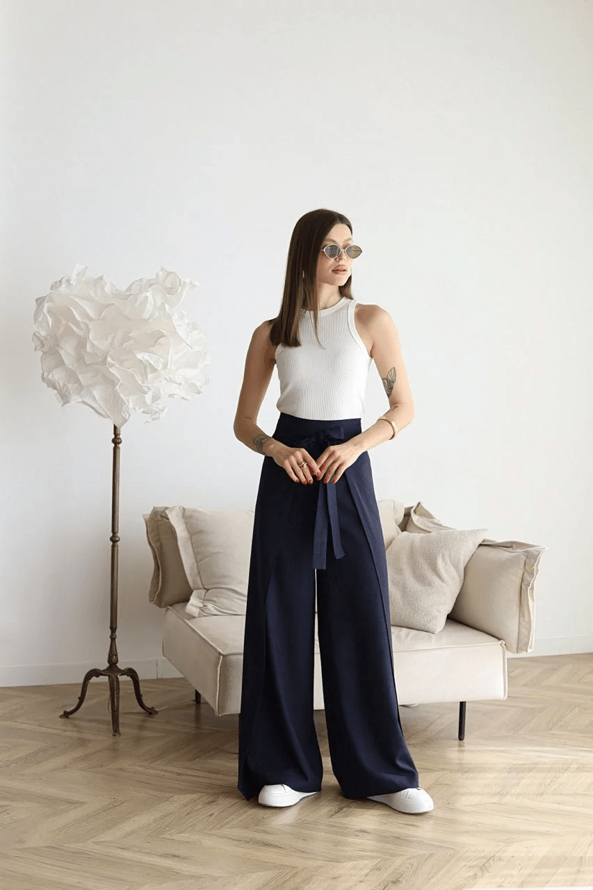 Léa Violette | Pantalon Large