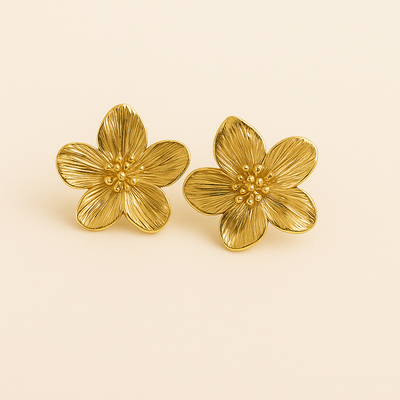 Clarimène | Boucles d’Oreilles Fleur Élégantes