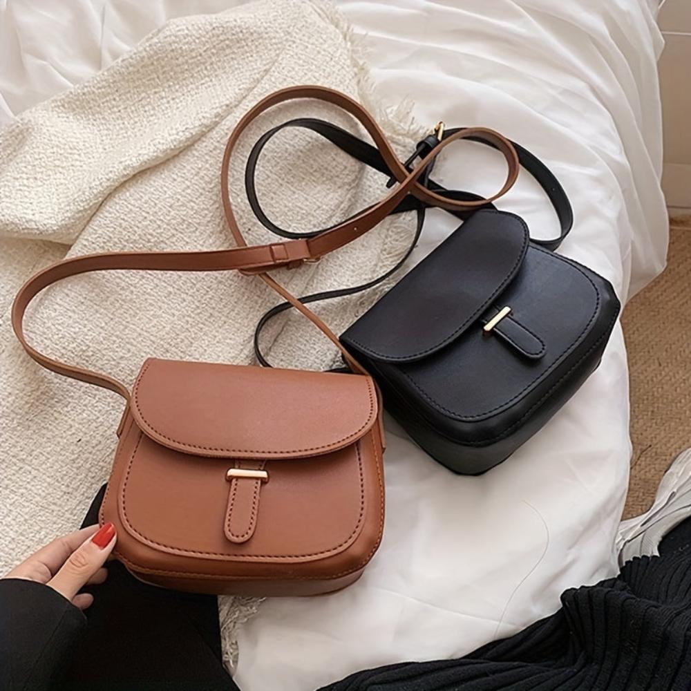 Agnès | Sac bandoulière rétro en forme de selle