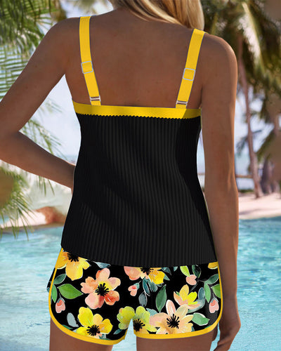 Théa | Ensemble de Tankini Élégant en Deux Pièces