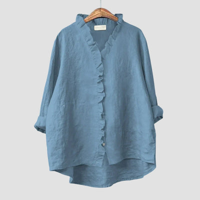 Sybille | Blouse Élégante au Tombé Léger et Confort Naturel