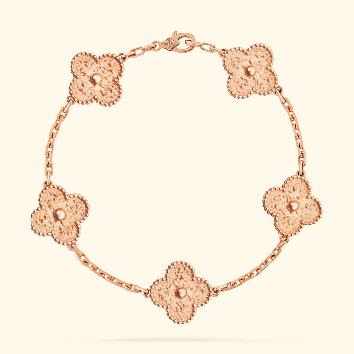 Béradine | Bracelet Luxueux Trèfle Doré