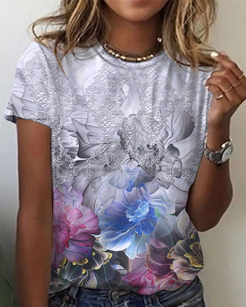 Éloria | T-shirt imprimé artistique et confortable