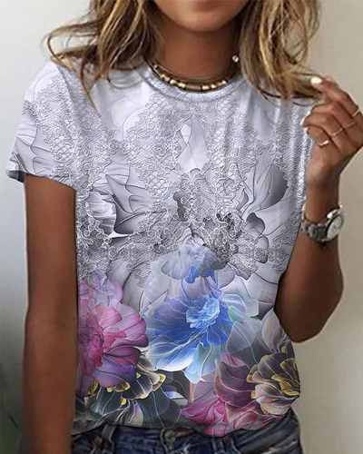 Éloria | T-shirt imprimé artistique et confortable