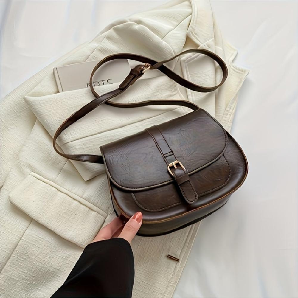 Stéphanie | Sac bandoulière classique en forme de selle