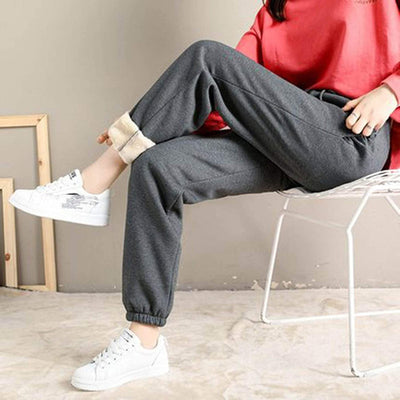 Thalia Marie | Pantalons de jogging en polaire chaude pour femmes