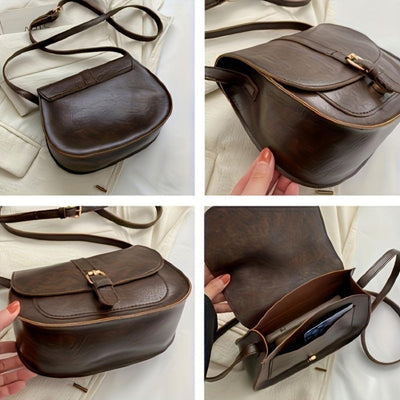 Stéphanie | Sac bandoulière classique en forme de selle