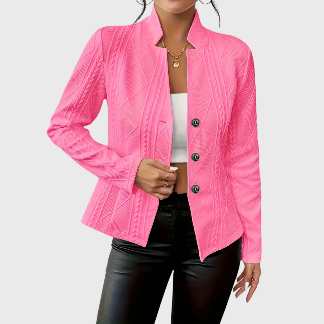 Yvonne | Blazer élégant texturé