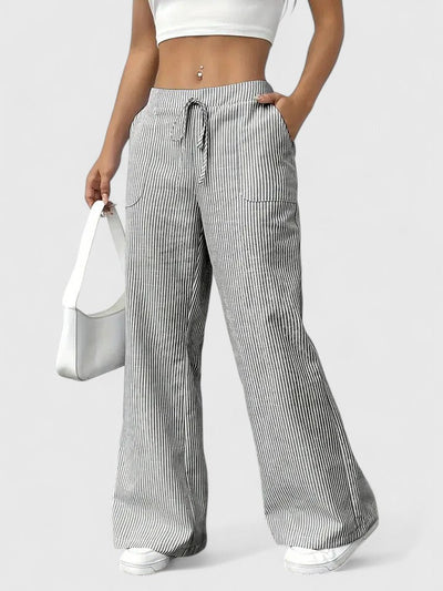 Anastasie | Pantalon ample à rayures