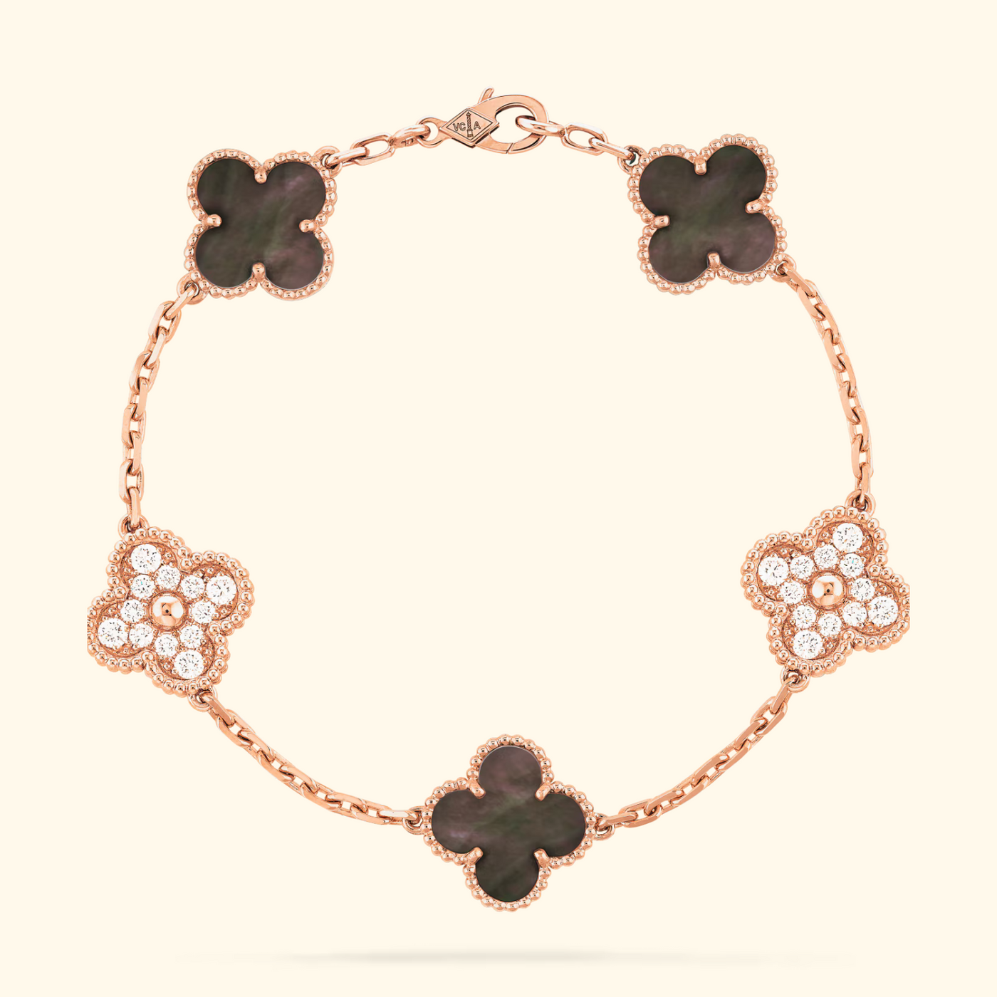 Béradine | Bracelet Luxueux Trèfle Doré