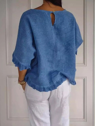 Estelle | Blouse Décontractée et Élégante au Tombé Naturel