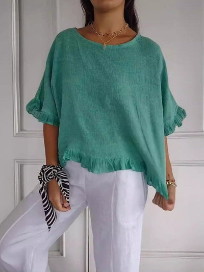 Estelle | Blouse Décontractée et Élégante au Tombé Naturel