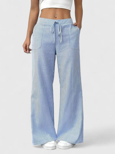 Anastasie | Pantalon ample à rayures