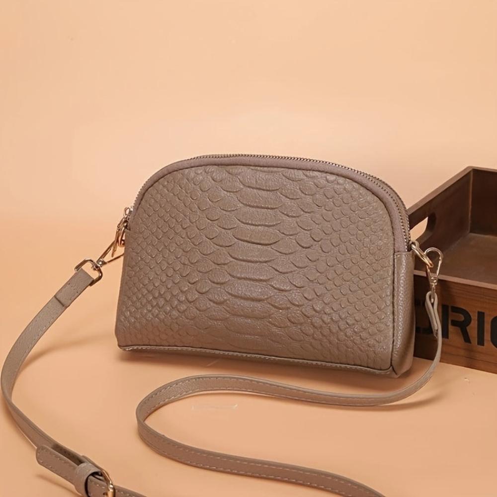 Dariane | Mini sac bandoulière en simili crocodile