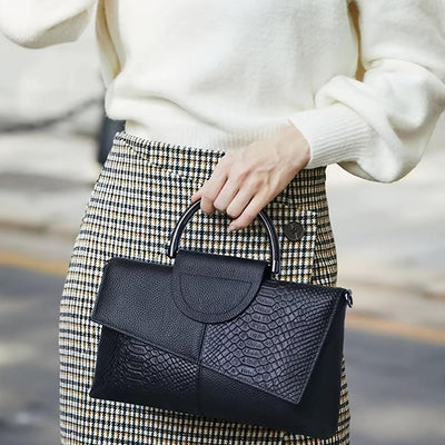 Mélisande | Sac de luxe à motif crocodile