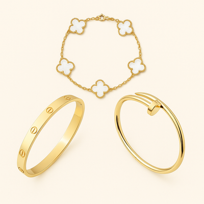 Aliyah | Trio de Bracelets Élégants