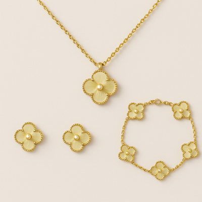 Ombrelle | Ensemble Collier, Bracelet & Boucles