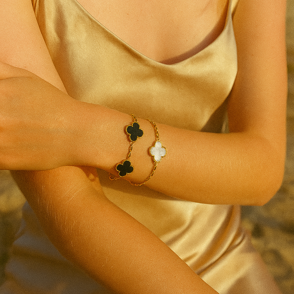 Hortelia | Set de Bracelets Noir et Blanc
