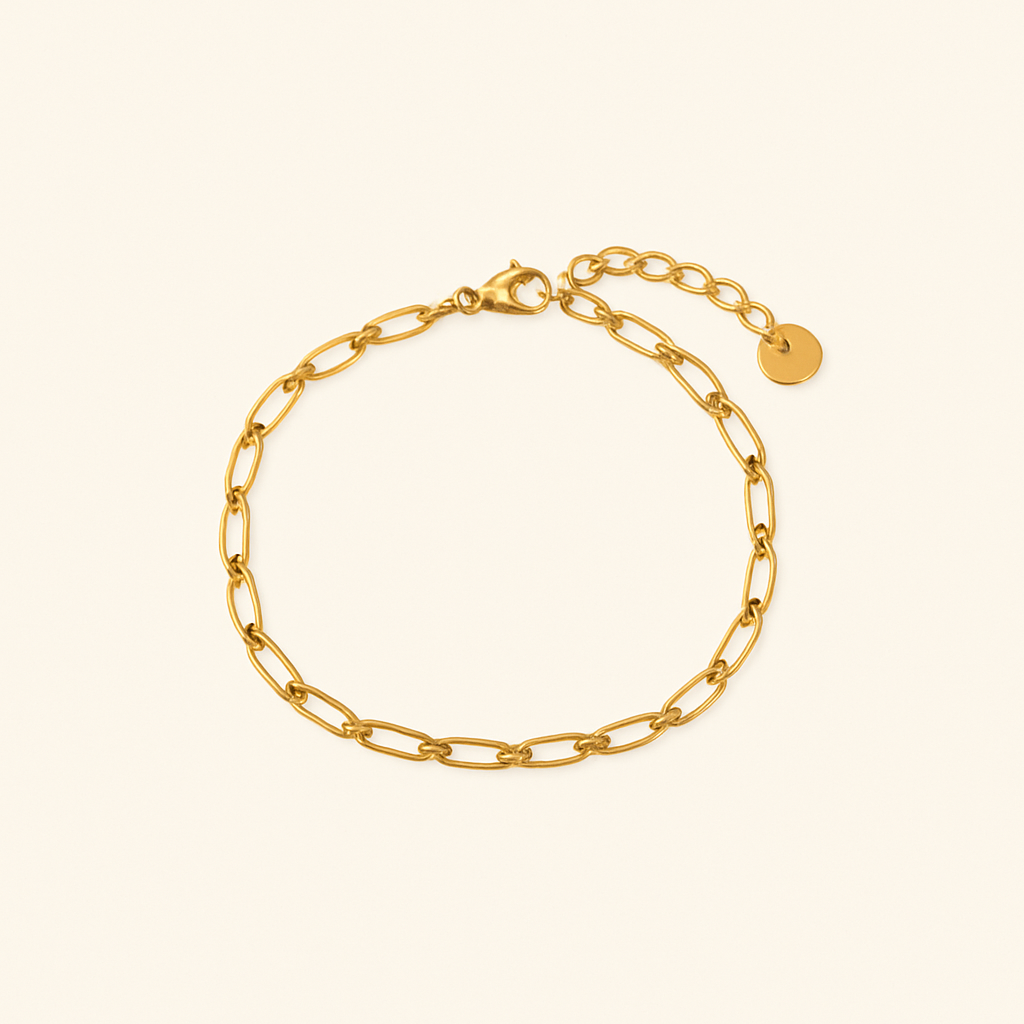 Coralise | Bracelet Paperclip Élégant