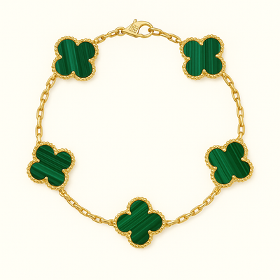Ameline | Bracelet Floral Plaqué Or