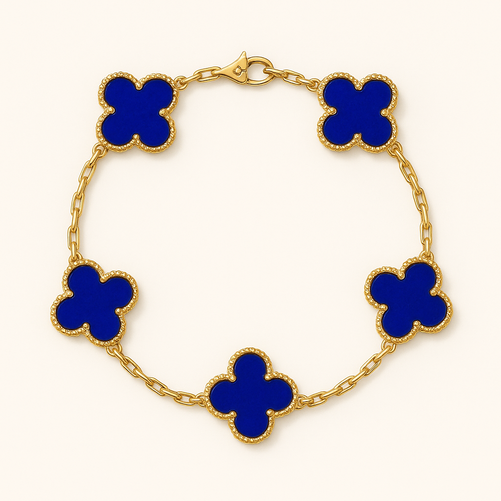 Ameline | Bracelet Floral Plaqué Or