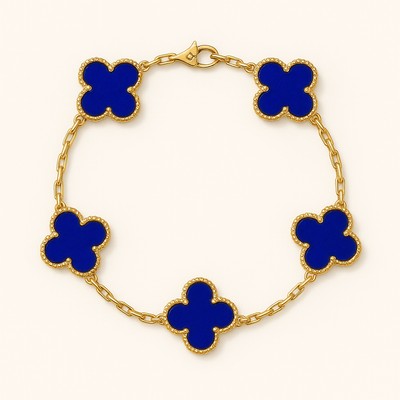 Ameline | Bracelet Floral Plaqué Or