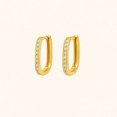 Rosamonde | Boucles d’Oreilles Carrées Élégantes