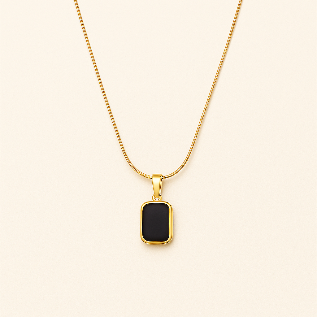 Mirelia | Chaîne Noire Minimaliste
