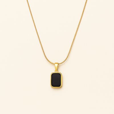 Mirelia | Chaîne Noire Minimaliste