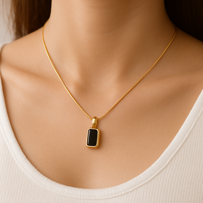Mirelia | Chaîne Noire Minimaliste