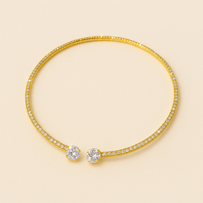 Éléonora | Collier Élégant avec Cristal