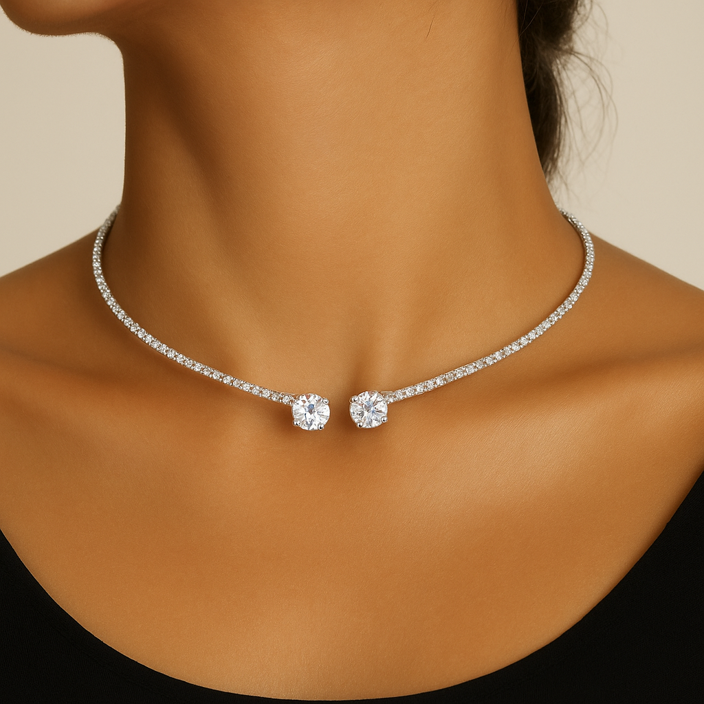 Éléonora | Collier Élégant avec Cristal