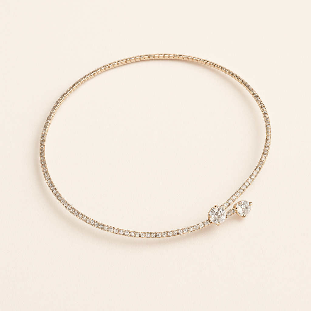 Éléonora | Collier Élégant avec Cristal