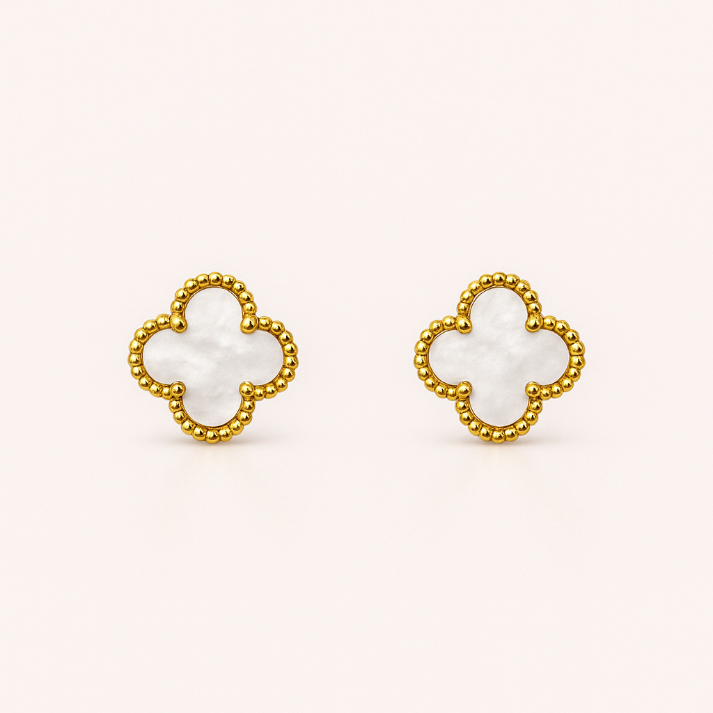 Aglaé | Boucles d’Oreilles Élégantes Trèfle