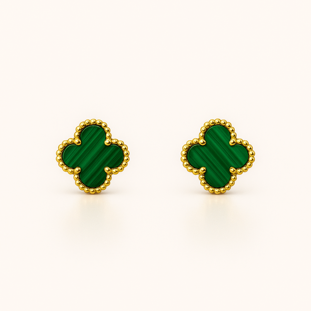 Aglaé | Boucles d’Oreilles Élégantes Trèfle