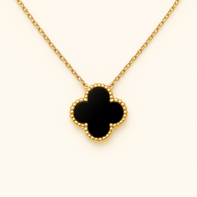 Francelie | Parure Trèfle Noir Élégante