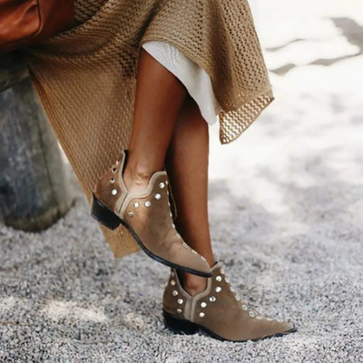 Fantina | Bottines Boho Chic à Clous