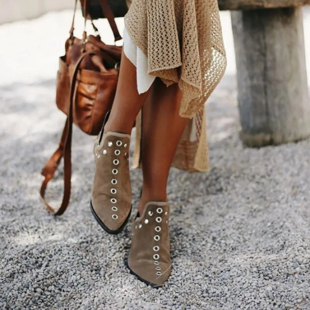 Fantina | Bottines Boho Chic à Clous