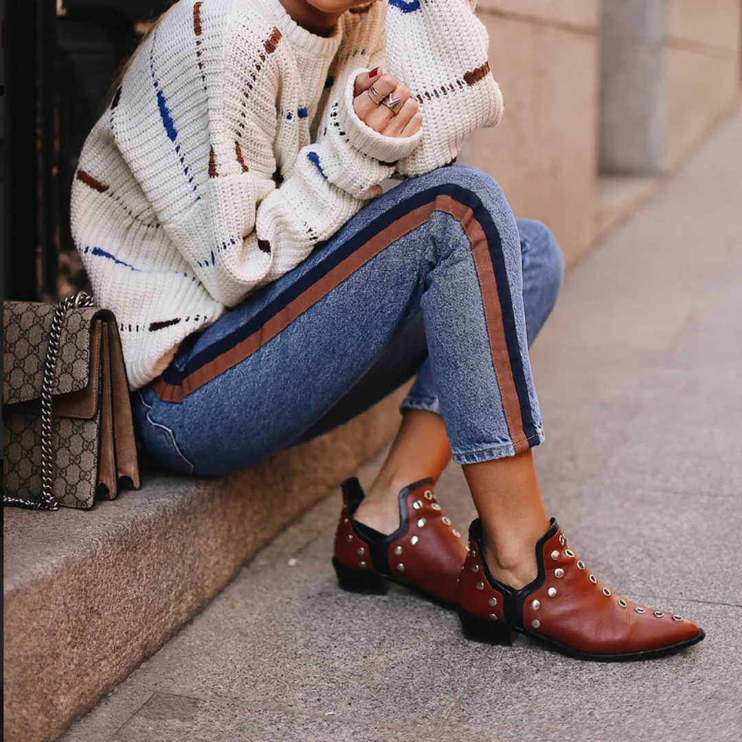 Fantina | Bottines Boho Chic à Clous