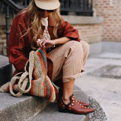 Fantina | Bottines Boho Chic à Clous