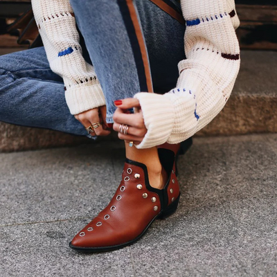 Fantina | Bottines Boho Chic à Clous