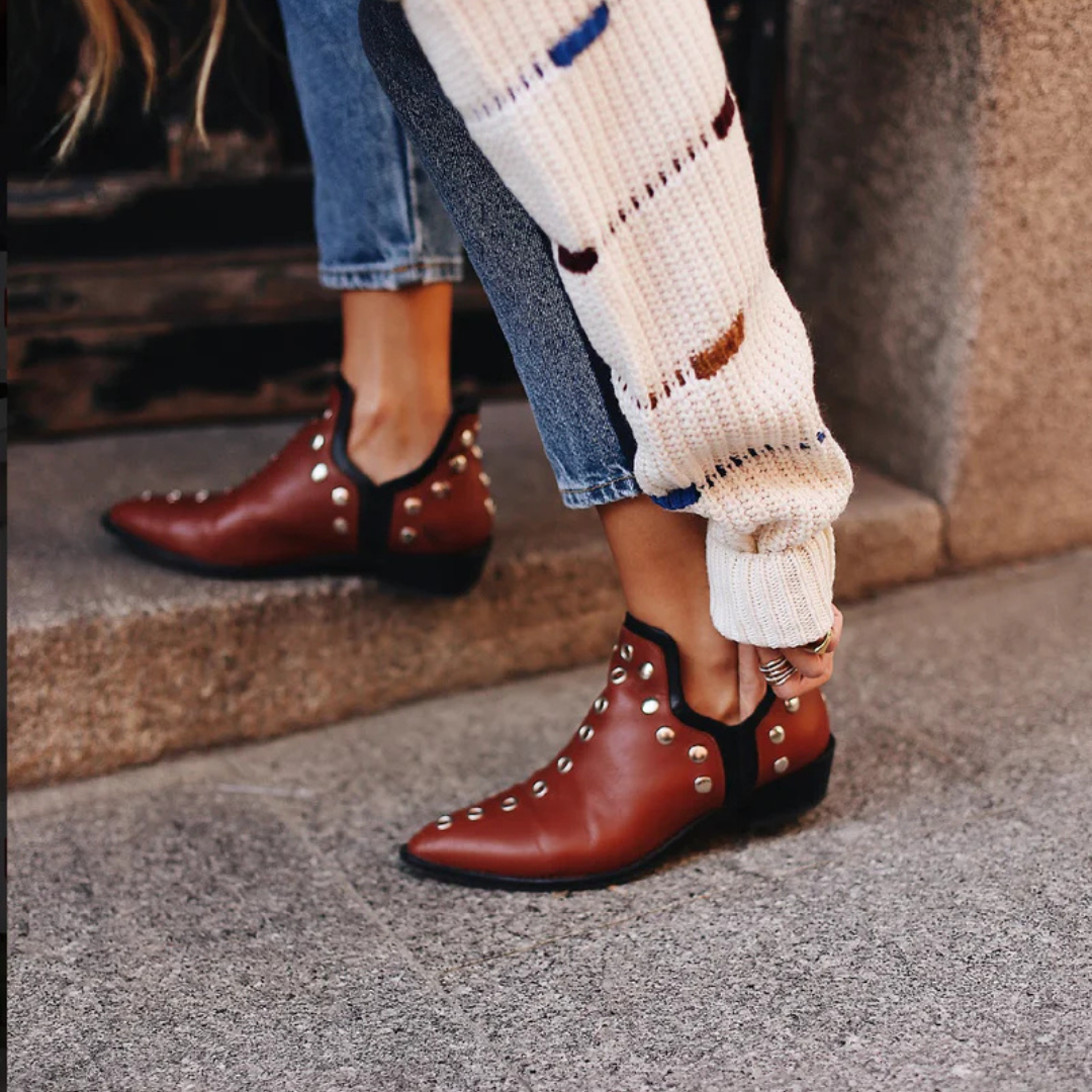 Fantina | Bottines Boho Chic à Clous
