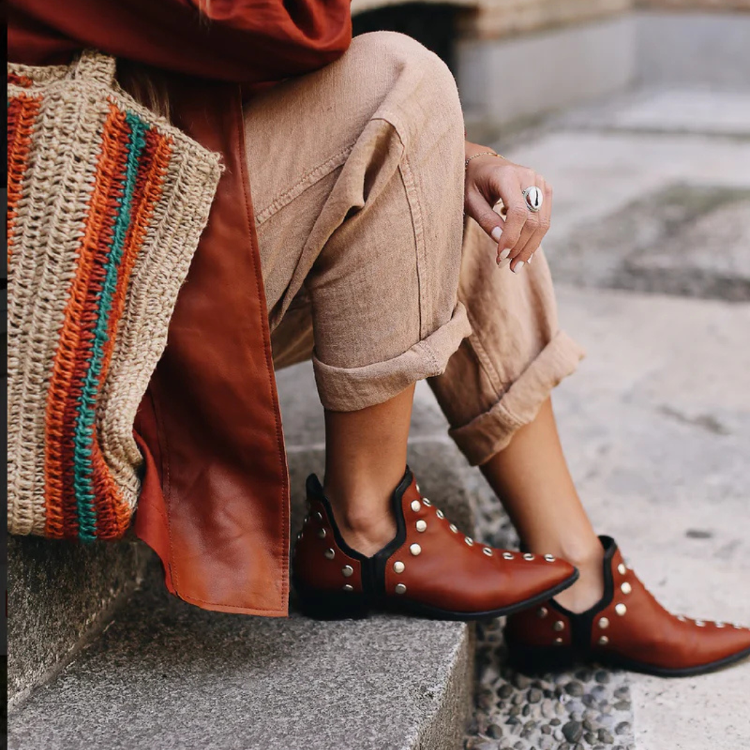 Fantina | Bottines Boho Chic à Clous
