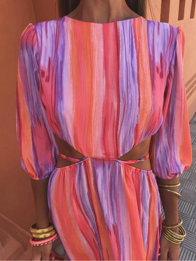 Alexandrine | Robe élégante avec découpe