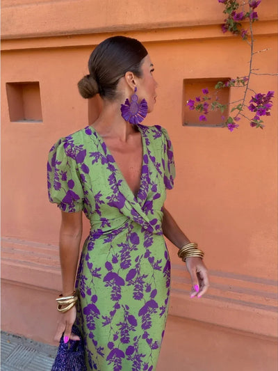 Ambre Joy | Robe élégante imprimée