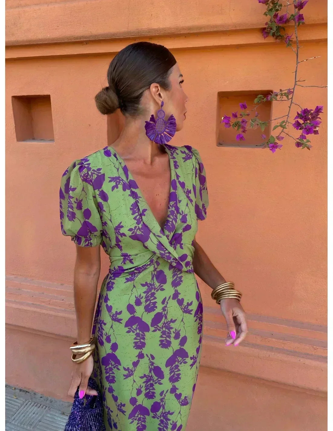 Ambre Joy | Robe élégante imprimée