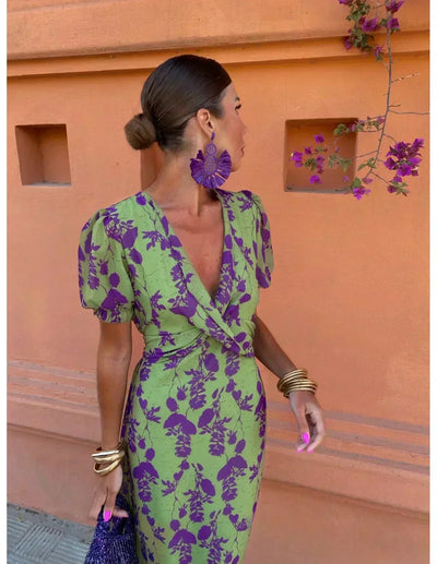 Ambre Joy | Robe élégante imprimée