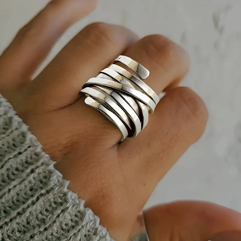 Constancia | Bague Élégante en Argent