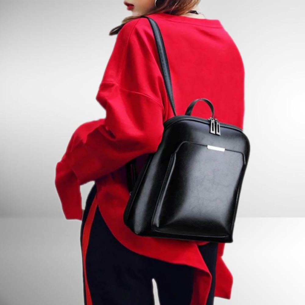 Maïlis | Sac à dos double zip classique au design épuré